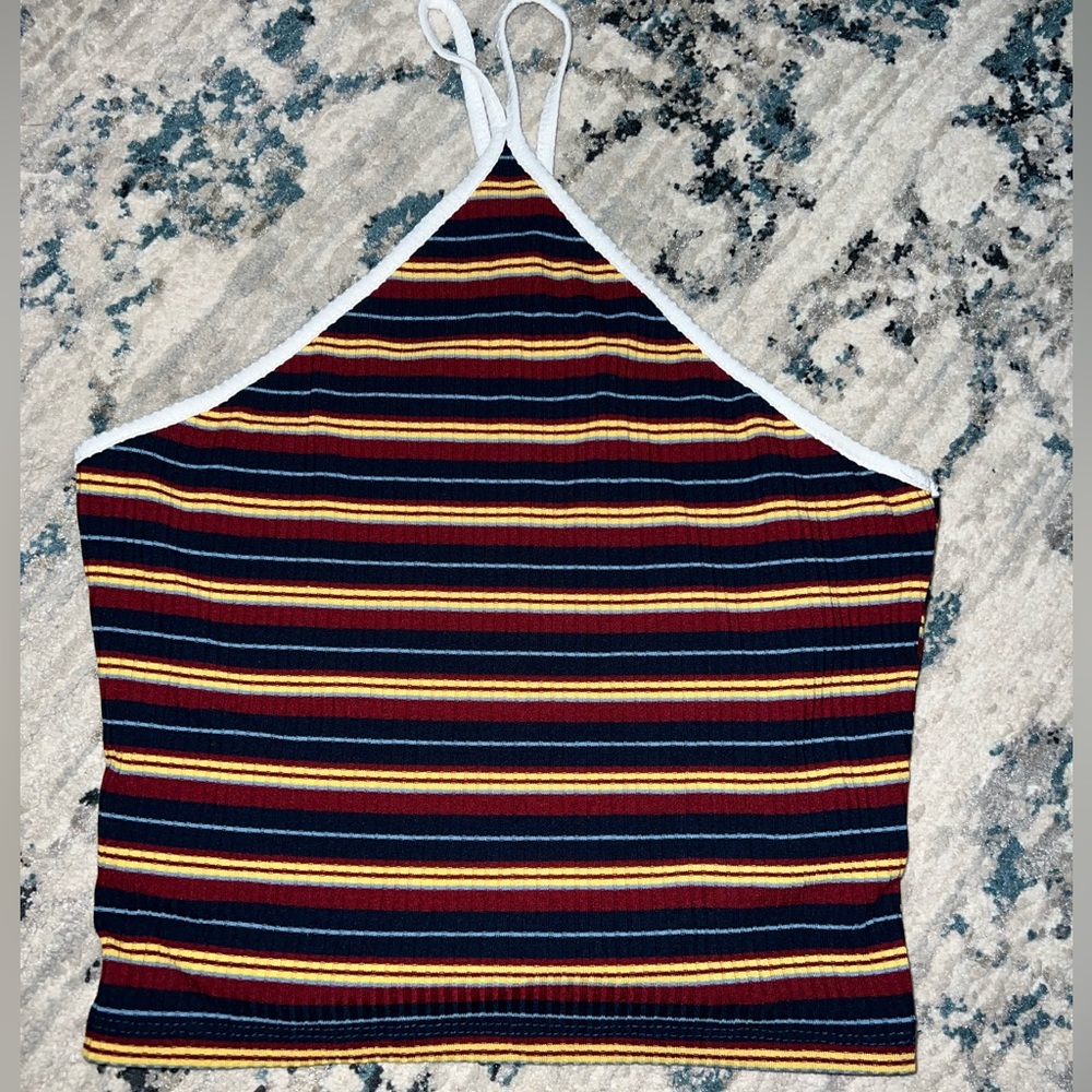 Striped Halter Top
